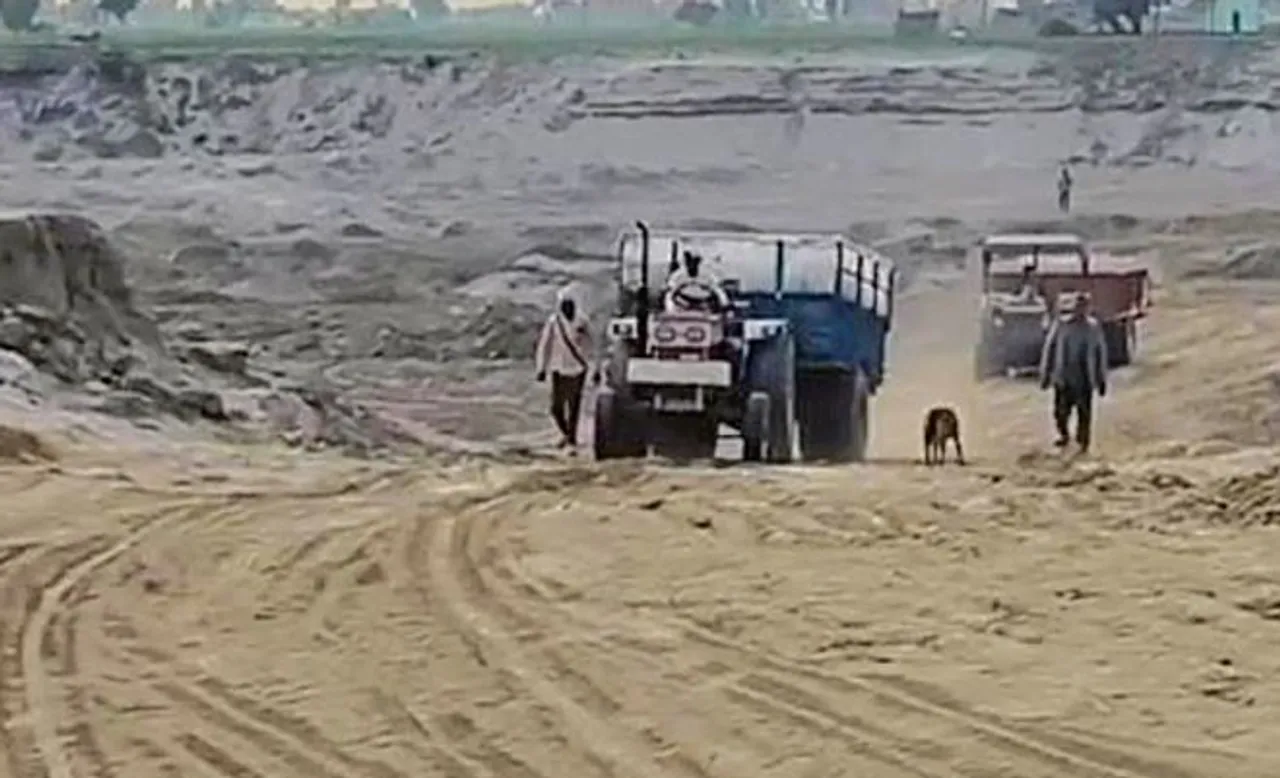 Sand quarry
