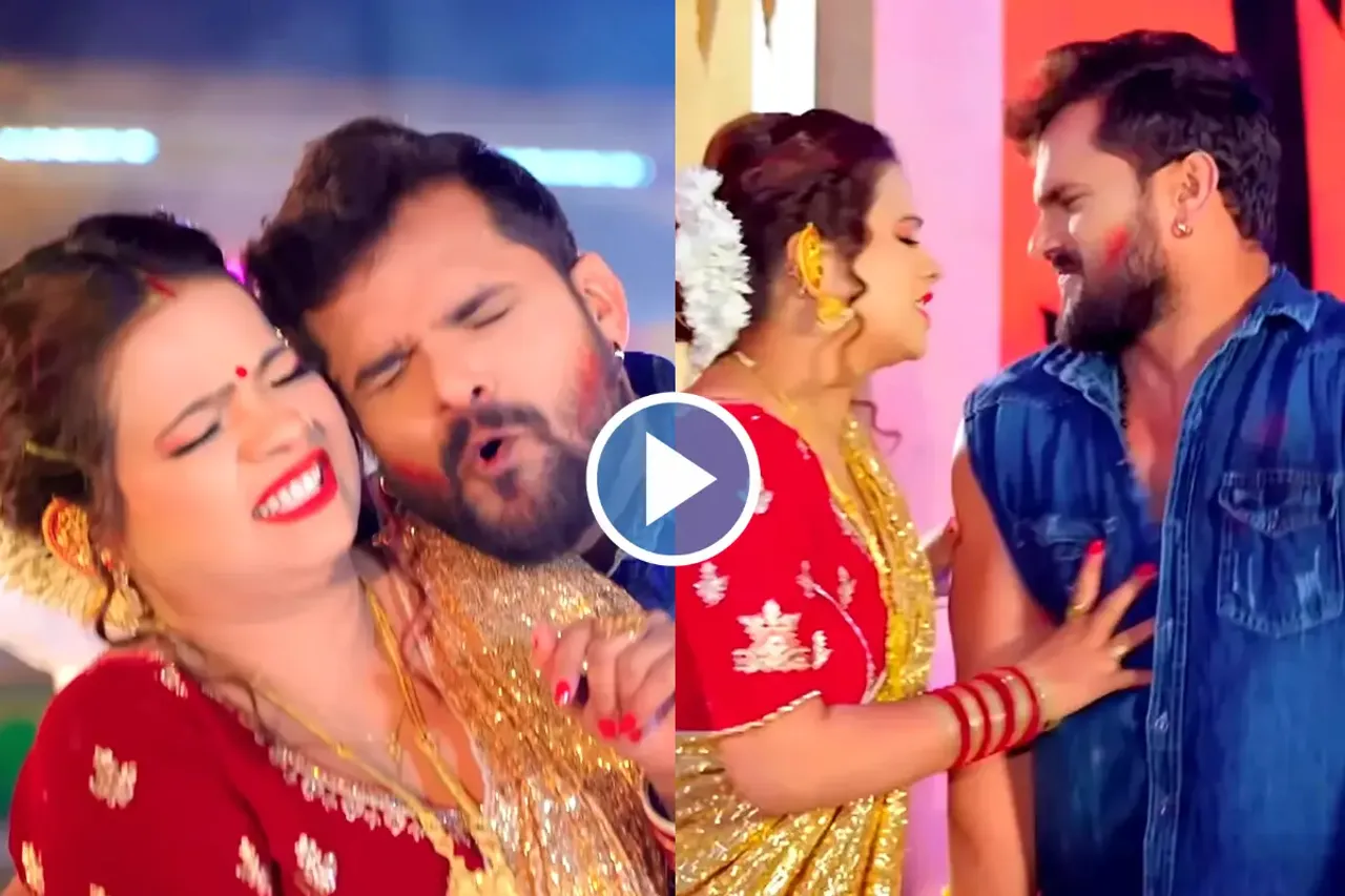 Khesari Lal and Anisha Pandey