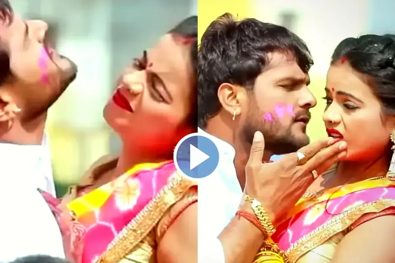 Khesari Lal and Anisha Pandey