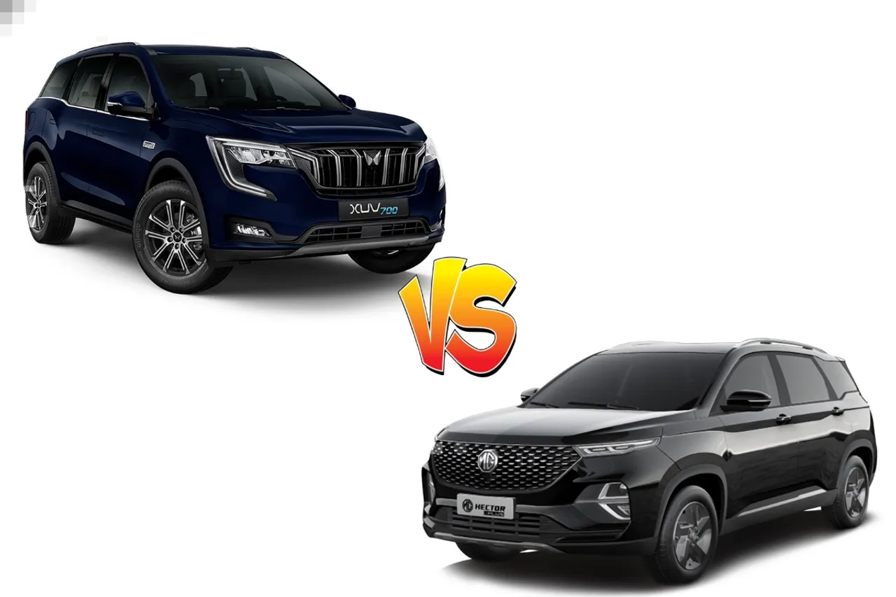 Mahindra XUV700 vs MG Hector Plus