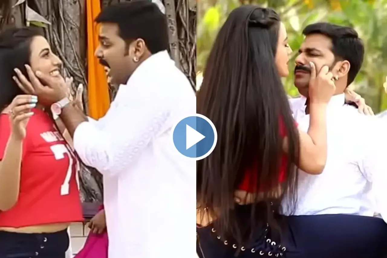 Pawan Singh and Akshara Singh