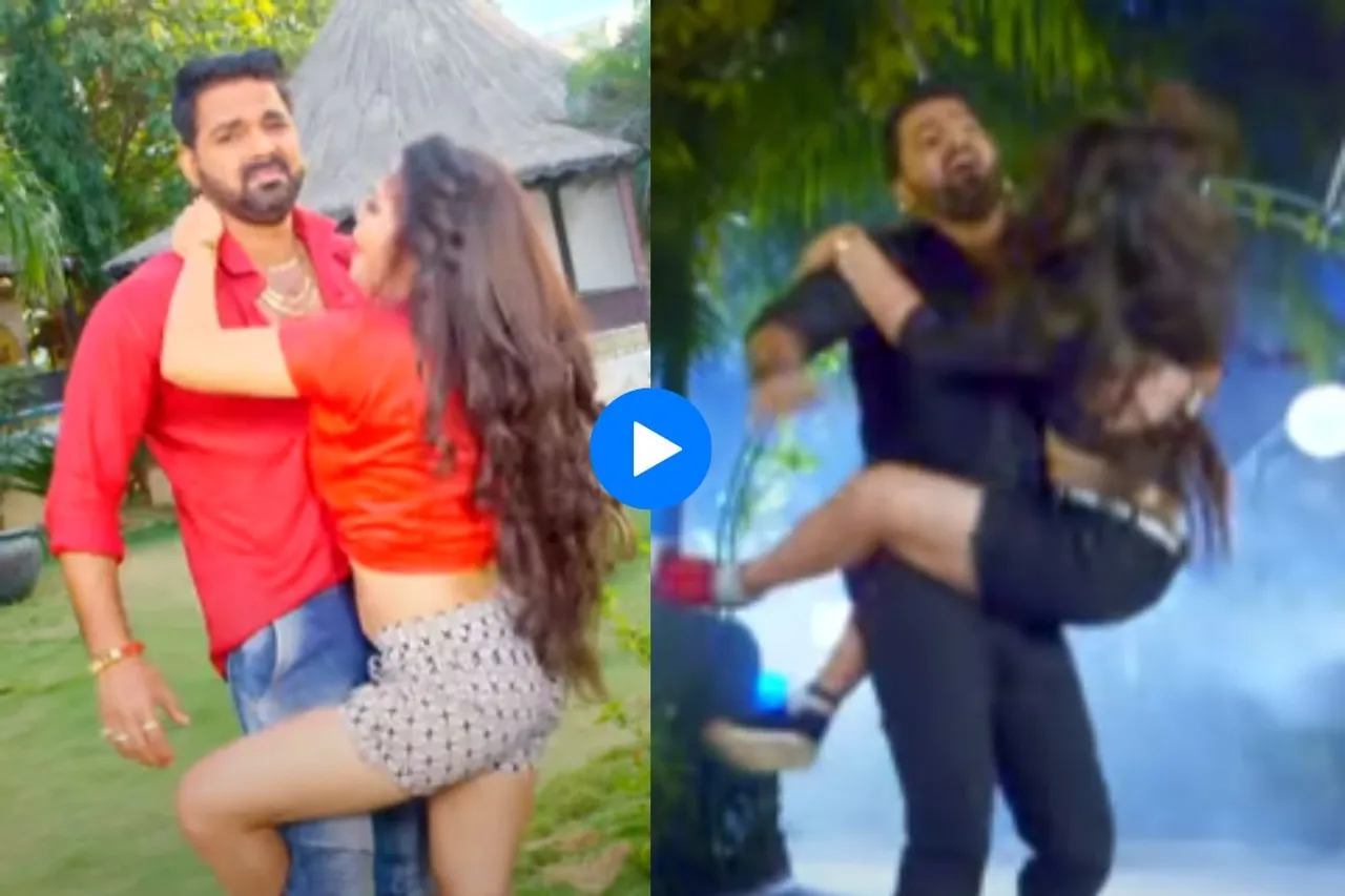 Pawan Singh and Nidhi Jha