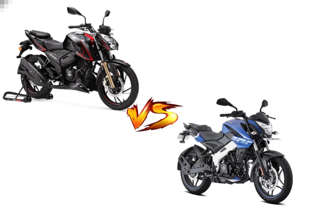 TVS Apache RTR 200 4V vs Bajaj Pulsar NS200