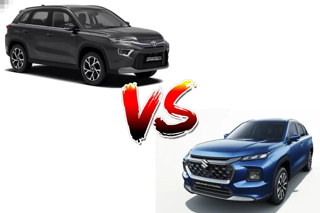 Toyota HyRyder vs Maruti Suzuki Grand Vitara