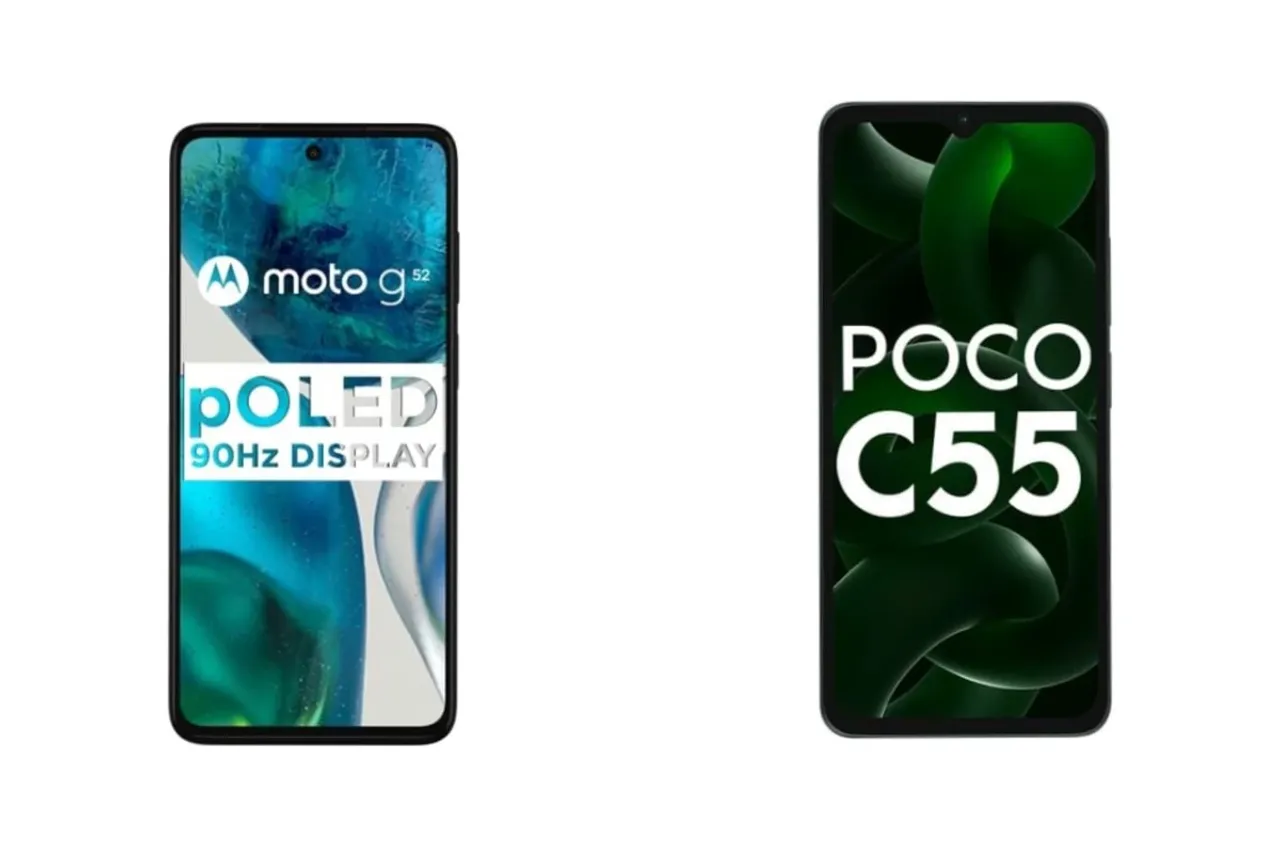 Motorola Moto G52 vs Poco C55