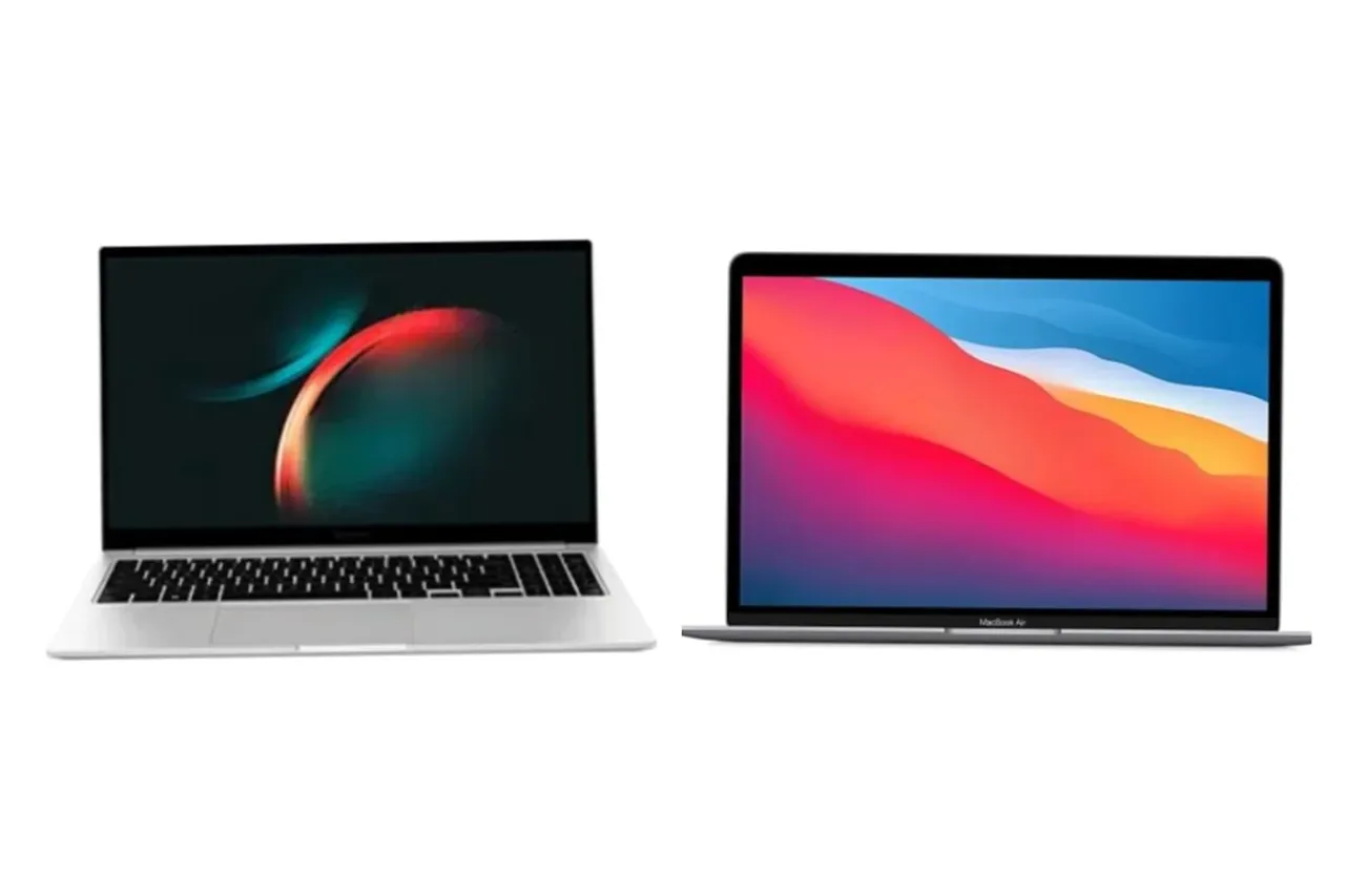 Samsung Galaxy Book 3 vs Apple MacBook Air Laptop
