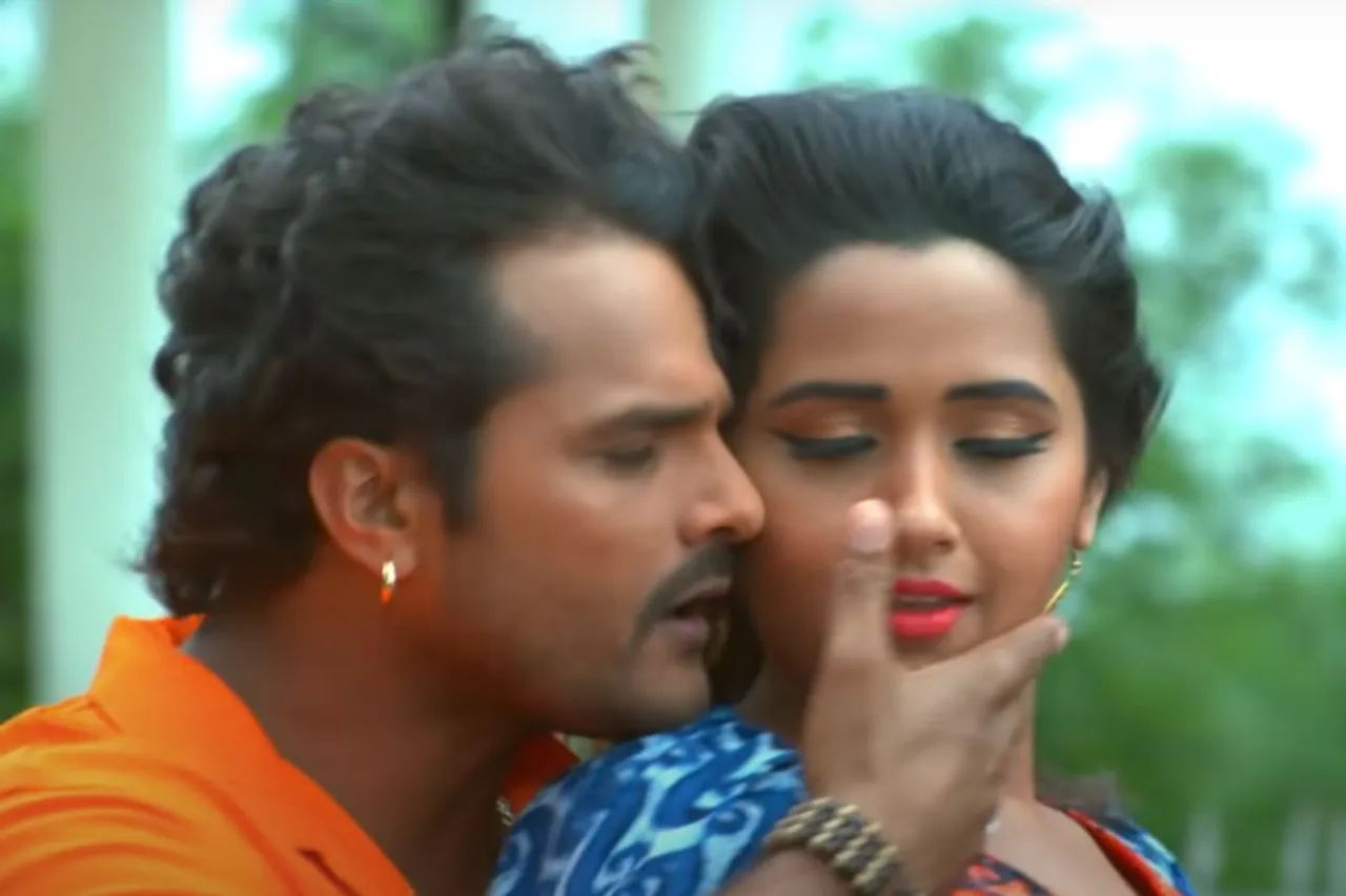 Khesari Lal and Kajal Raghwani