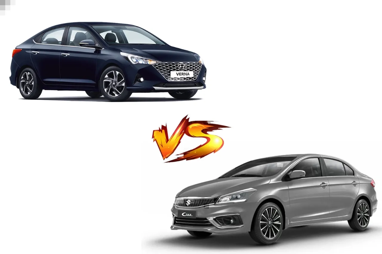 Hyundai Verna vs Maruti Suzuki Ciaz