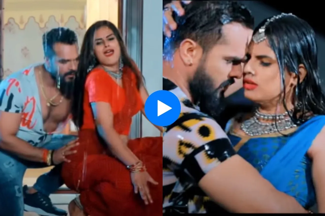 Khesari Lal Yadav and Anupama Yadav
