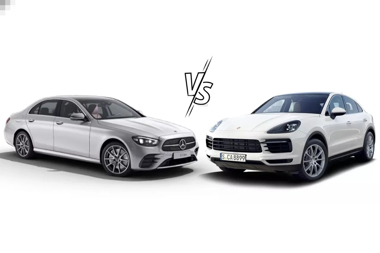 Mercedes E Class vs. Porsche Cayenne