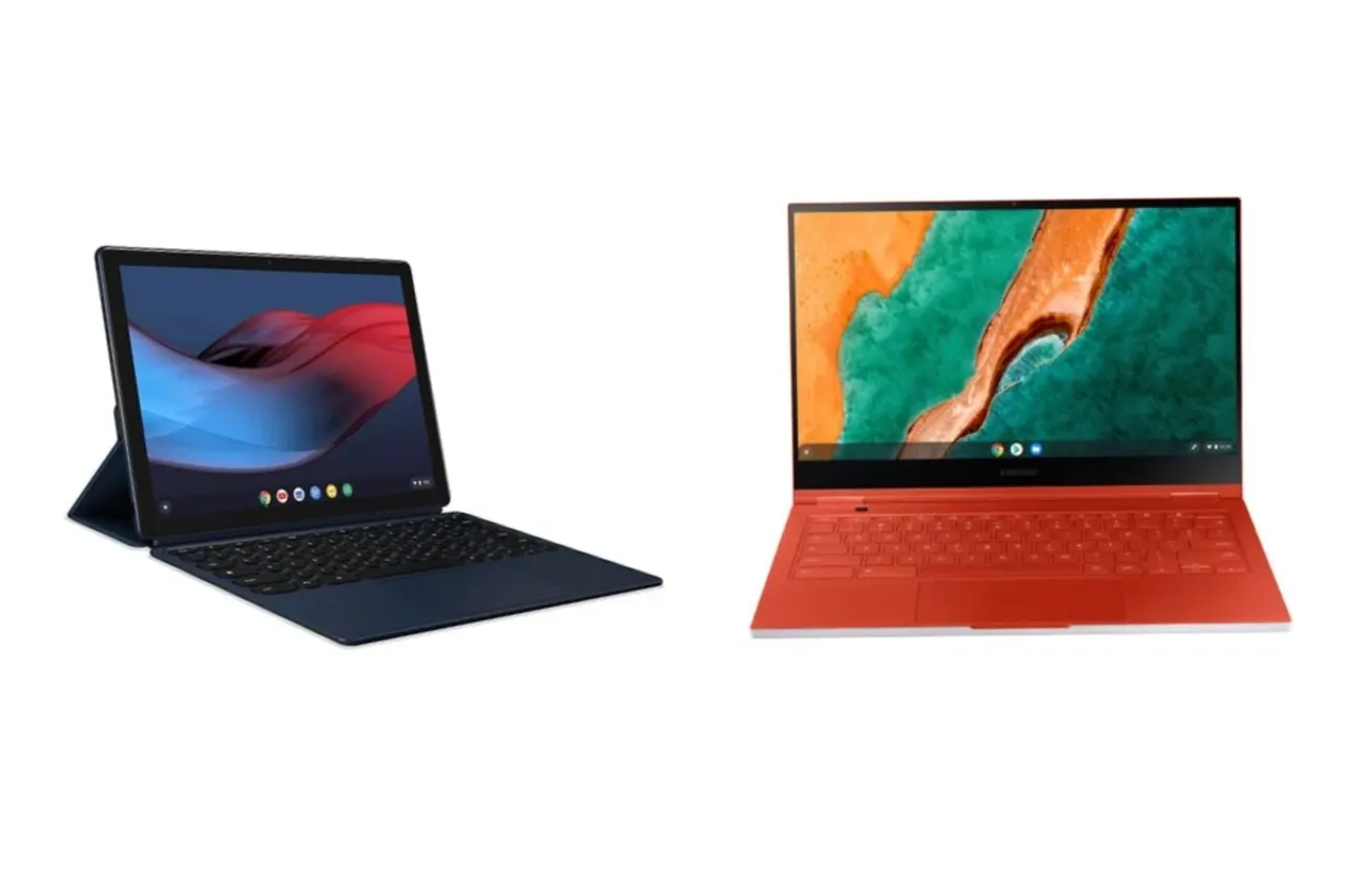 Google Pixel Slate C1A vs Samsung Galaxy Chromebook Laptop