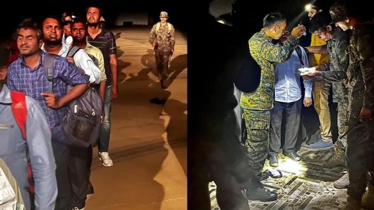 Sudan: IAF pilots use night vision goggles to rescue 121 people from destroyed airstrip