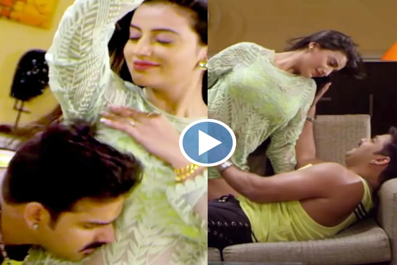 Pawan Singh and Akshara Singh