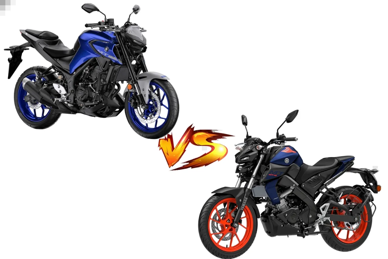 Yamaha MT 03 vs MT 15