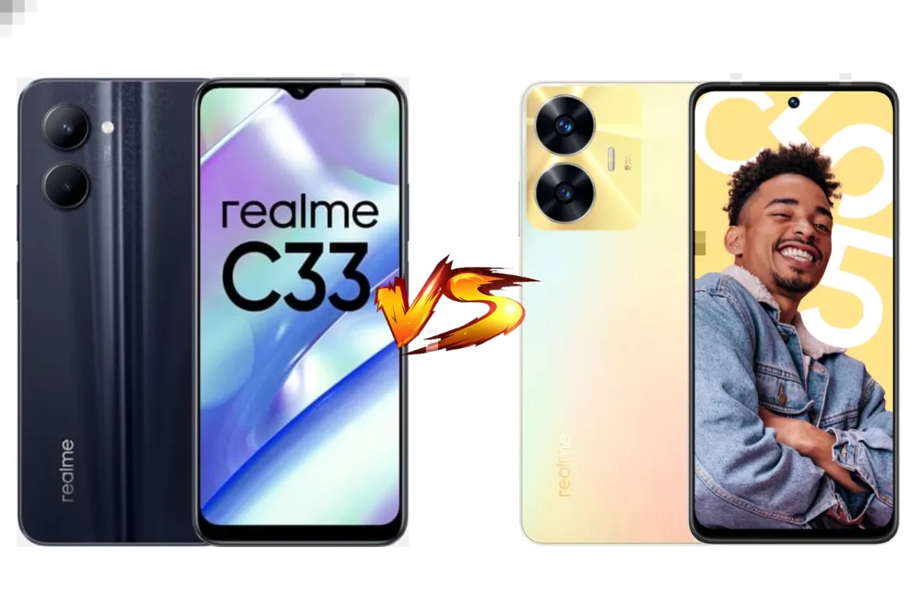 Realme C33 vs Realme C55