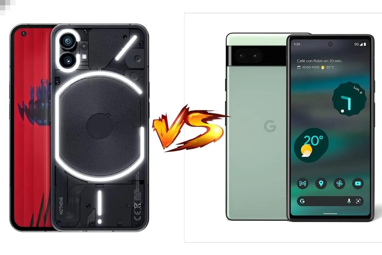 Nothing Phone 1 vs Google Pixel 6a