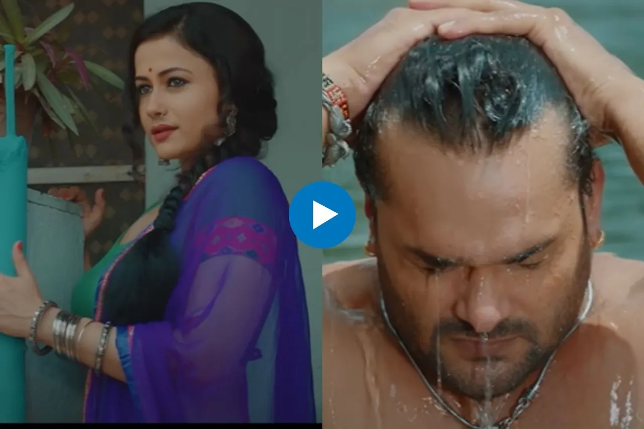 Khesari Lal Yadav and Khushbu Sharma