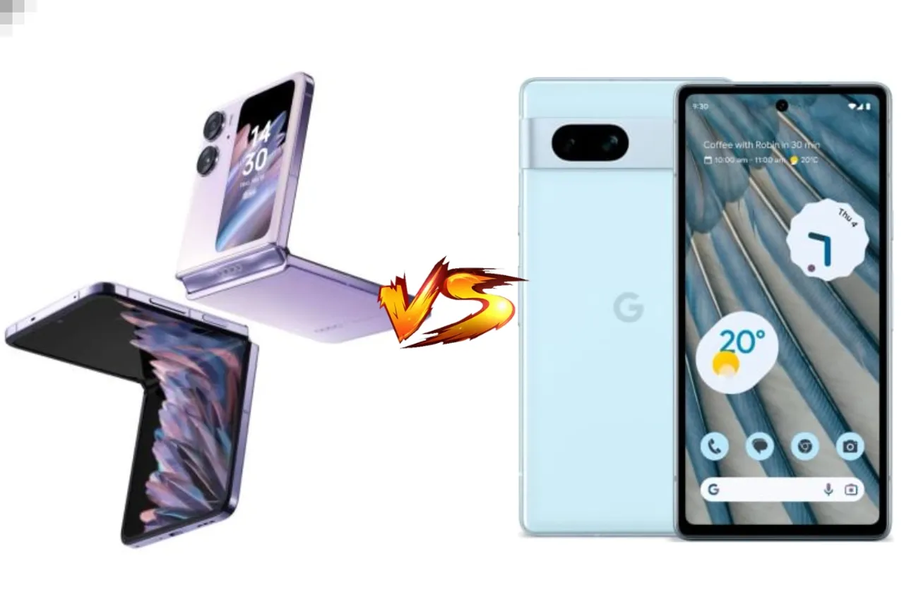 Oppo N2 Flip vs Google Pixel 7A