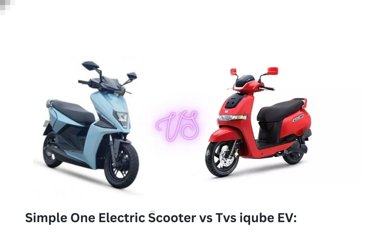 Simple One Electric Scooter vs Tvs iqube EV