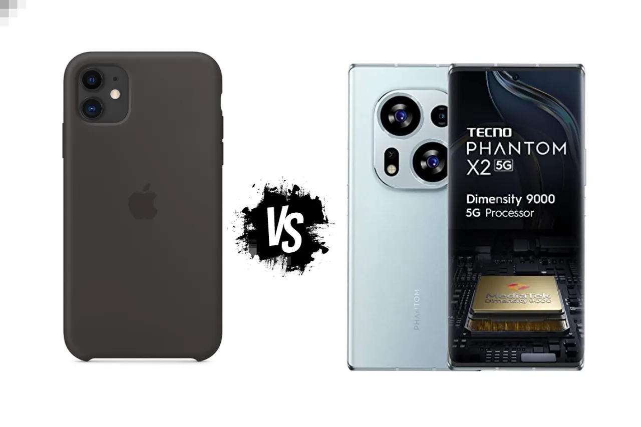 iPhone 11 vs Tecno Phantom X2