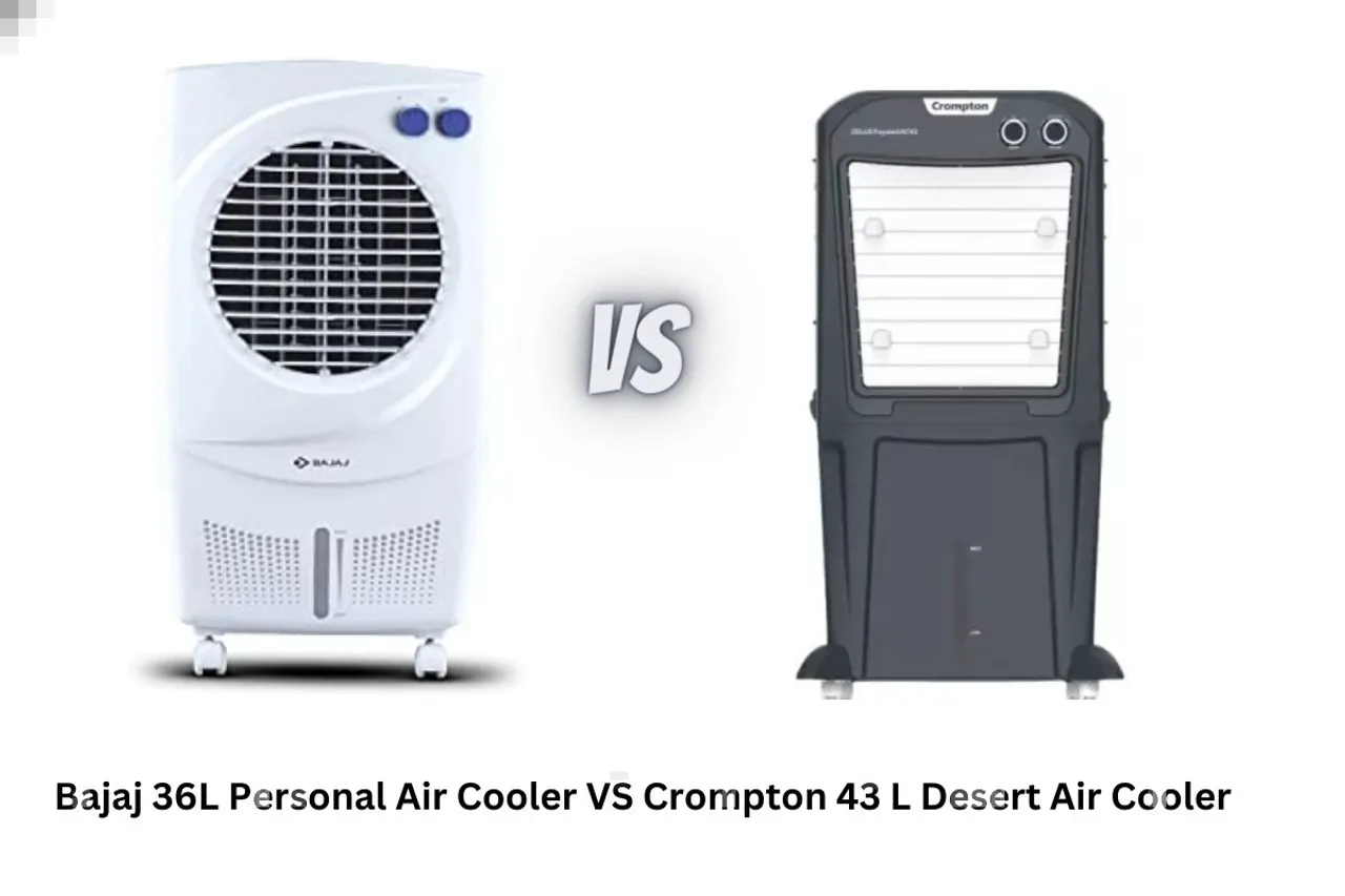 Bajaj 36L Personal Air Cooler Vs Crompton 43 L Desert Air Cooler