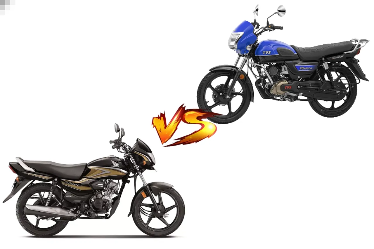 TVS Radeon vs Honda Shine 100