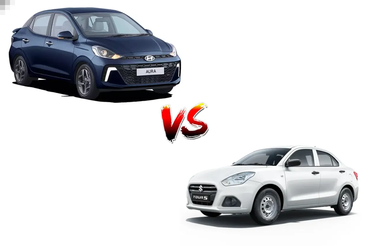 Hyundai Aura vs Maruti Suzuki Dzire