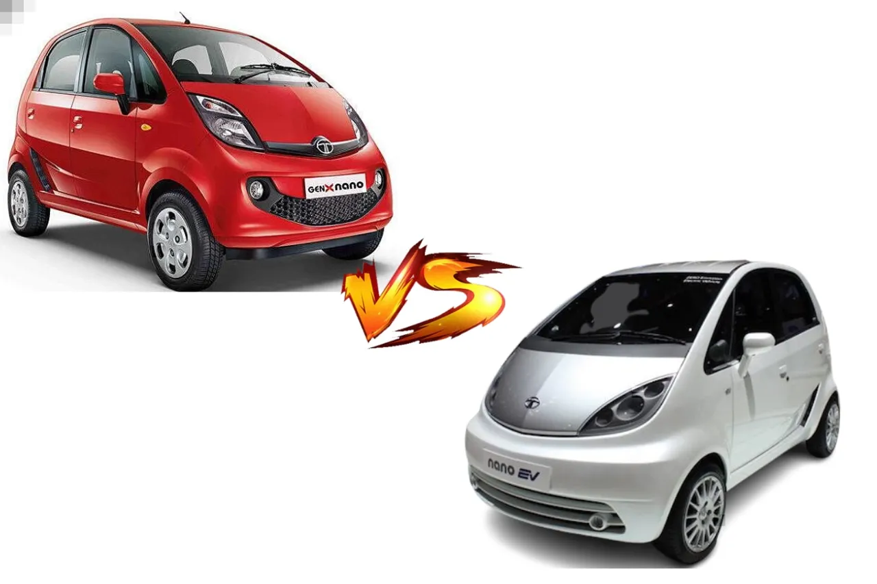 Tata Nano vs Tata Nano EV