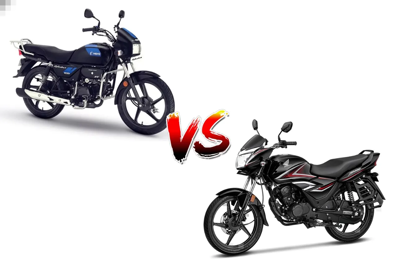 Hero Splendor Plus vs Honda Shine 100