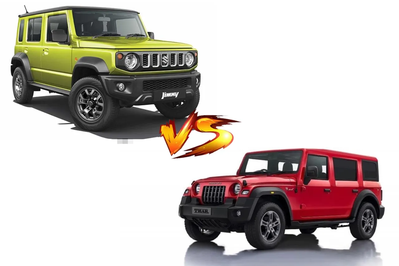 Maruti Suzuki Jimny vs Mahindra Thar 5 Door