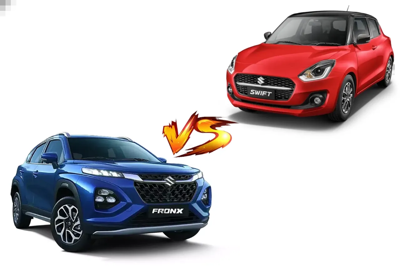 Maruti Suzuki Swift vs Maruti Suzuki Fronx