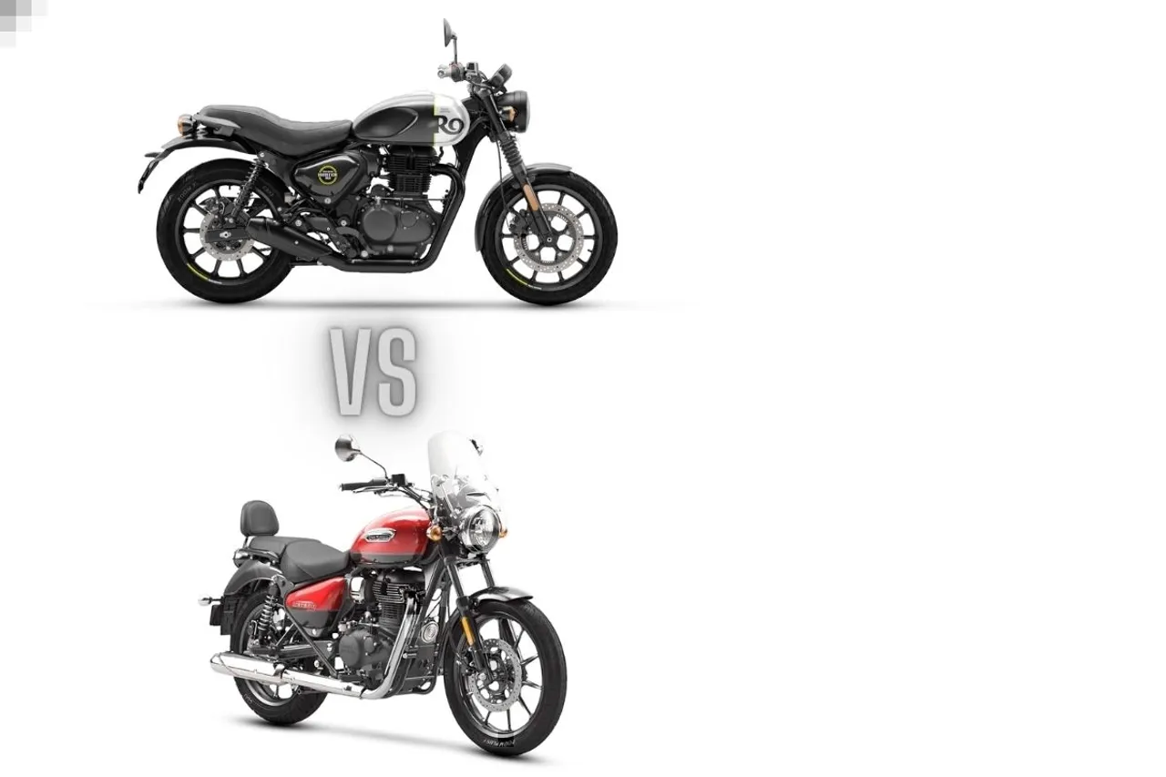 Royal Enfield Hunter 350 vs Royal Enfield Meteor 350