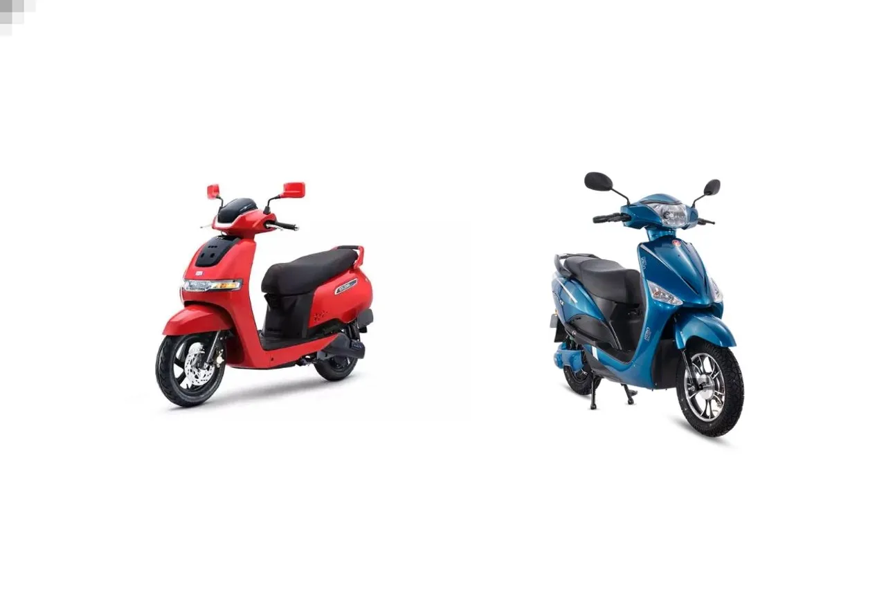 TVS iqube EV vs Hero Optima EV