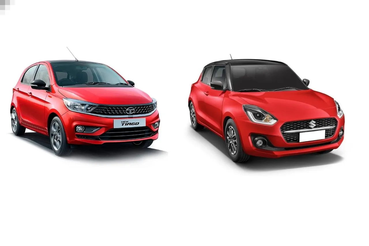 Tata Tiago vs Maruti Swift
