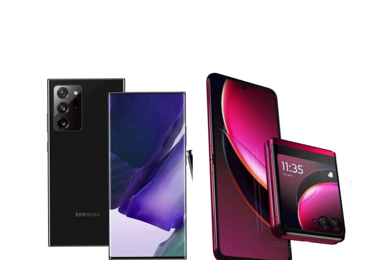 Samsung Galaxy Note 20 Ultra 5G vs Motorola Razr 40 Ultra: