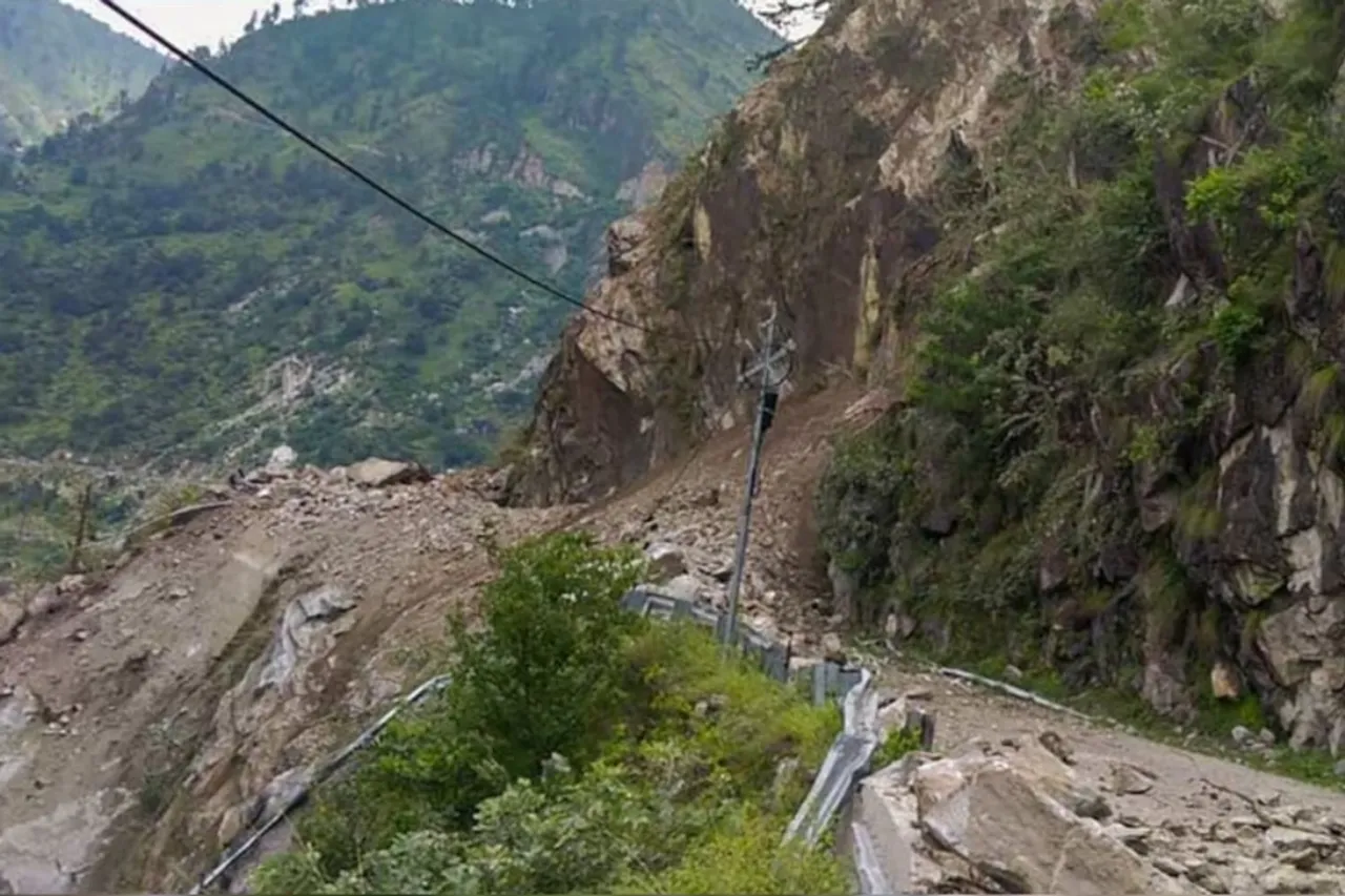 massive landslide