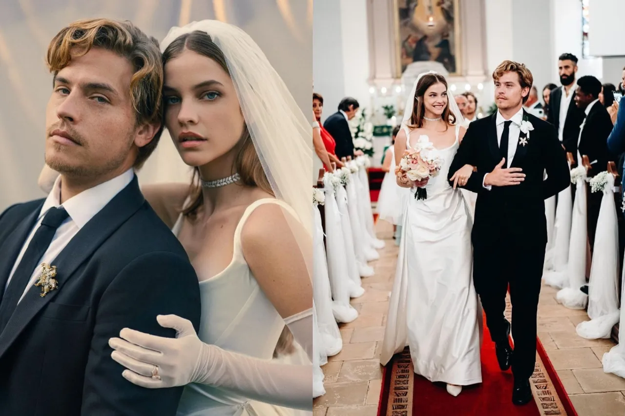 Dylan Sprouse and Barbara Palvin wedding