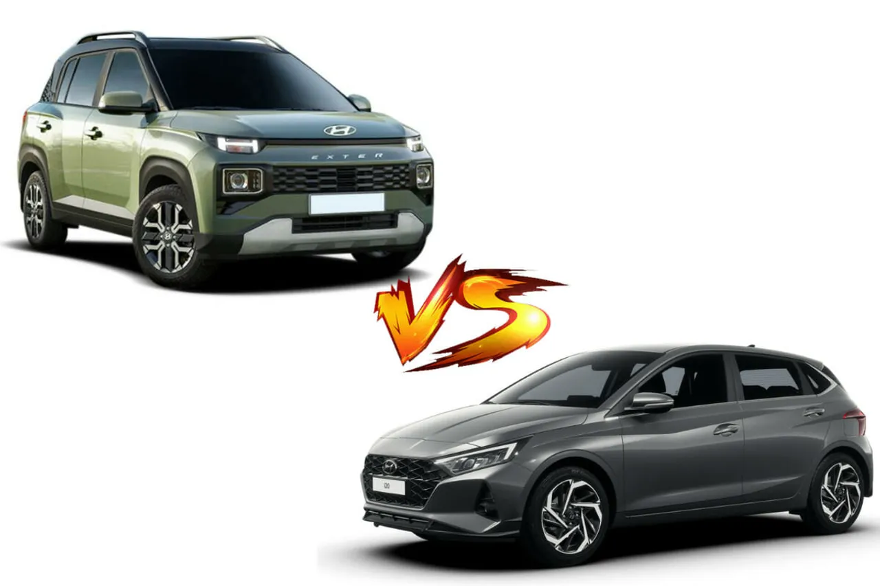 Hyundai Exter vs Hyundai i20