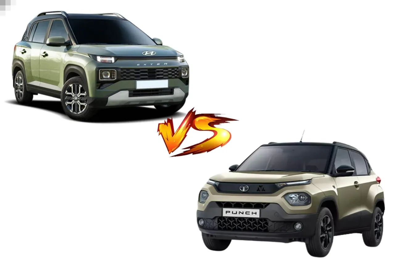 Hyundai Exter vs Tata Punch