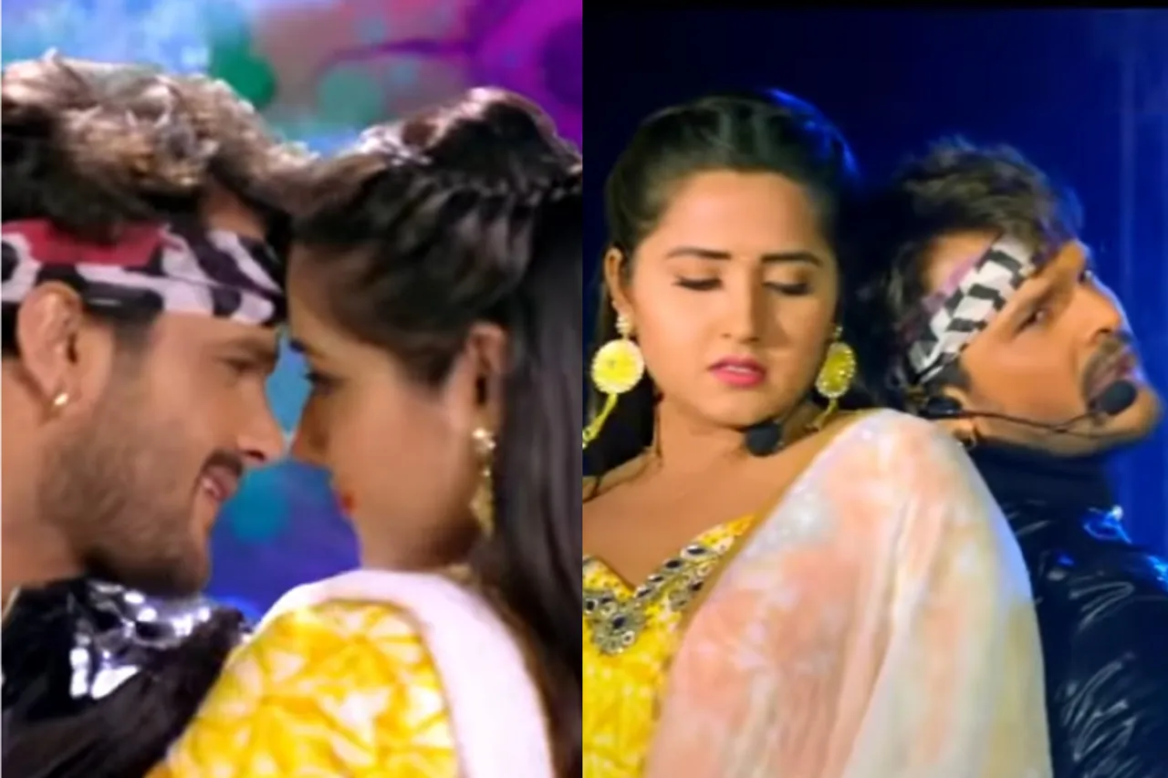 Khesari Lal Yadav and Kajal Raghwani