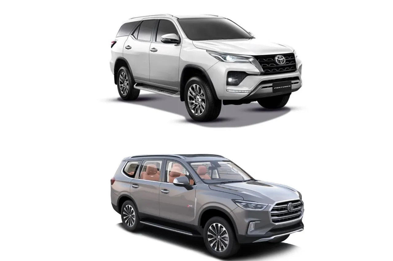 MG Gloster Vs Toyota Fortuner