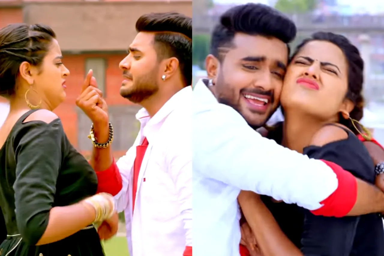 Pradeep Pandey Chintu and Yamini Singh