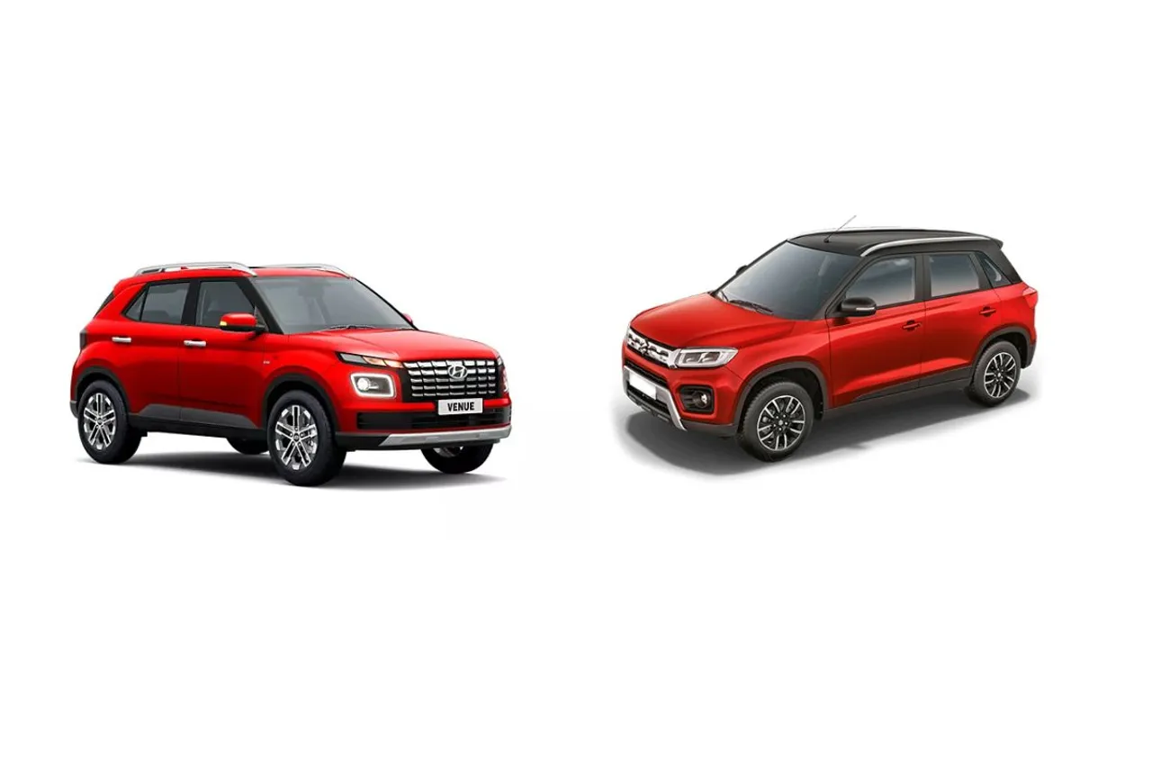 Hyundai Venue vs Maruti Suzuki Vitara Brezza LXi MT