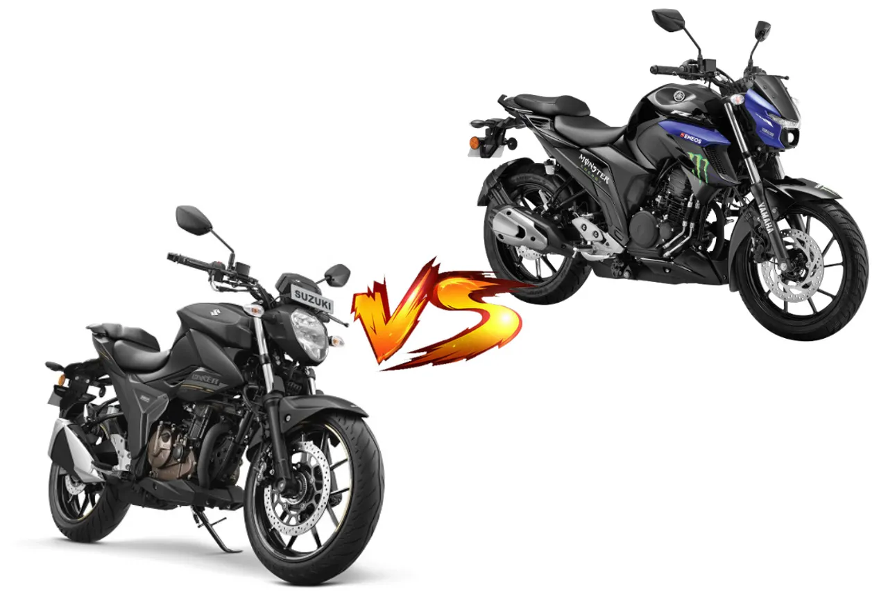 Suzuki Gixxer 250 vs Yamaha FZ25