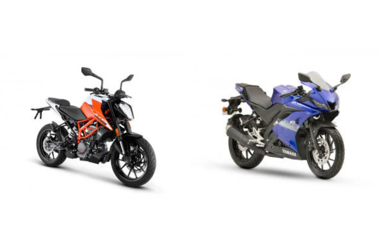 KTM 125 Duke vs Yamaha R15S