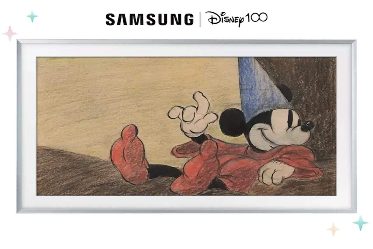 Samsung Frame-Disney100 Edition TV