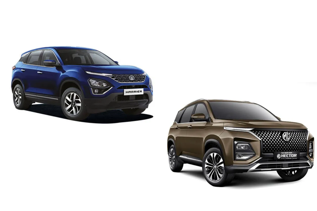 MG Hector vs Tata Harrier