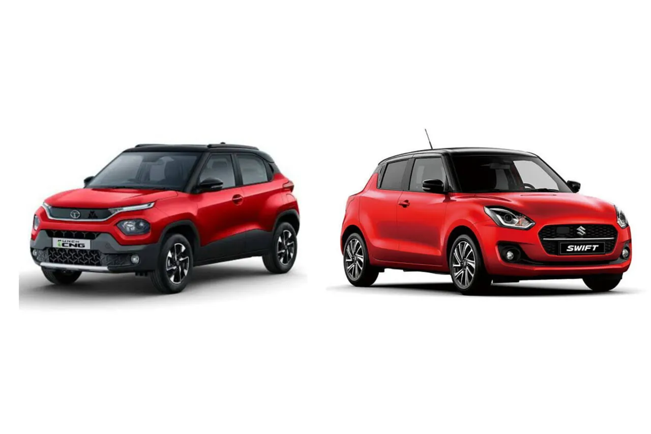 Tata Punch CNG vs Maruti Suzuki Swift
