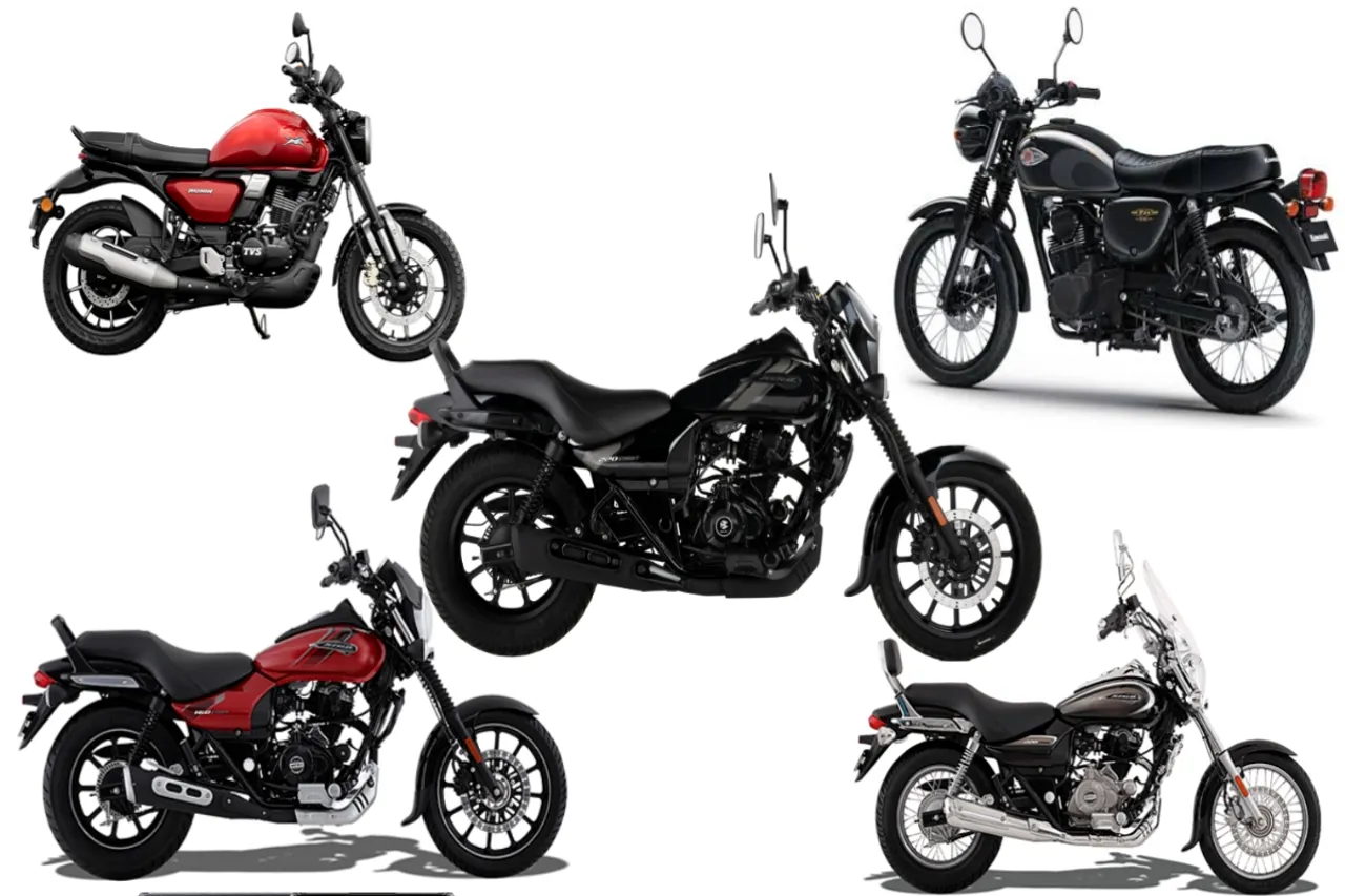 Top 5 cruiser bikes under 1.7 lakh