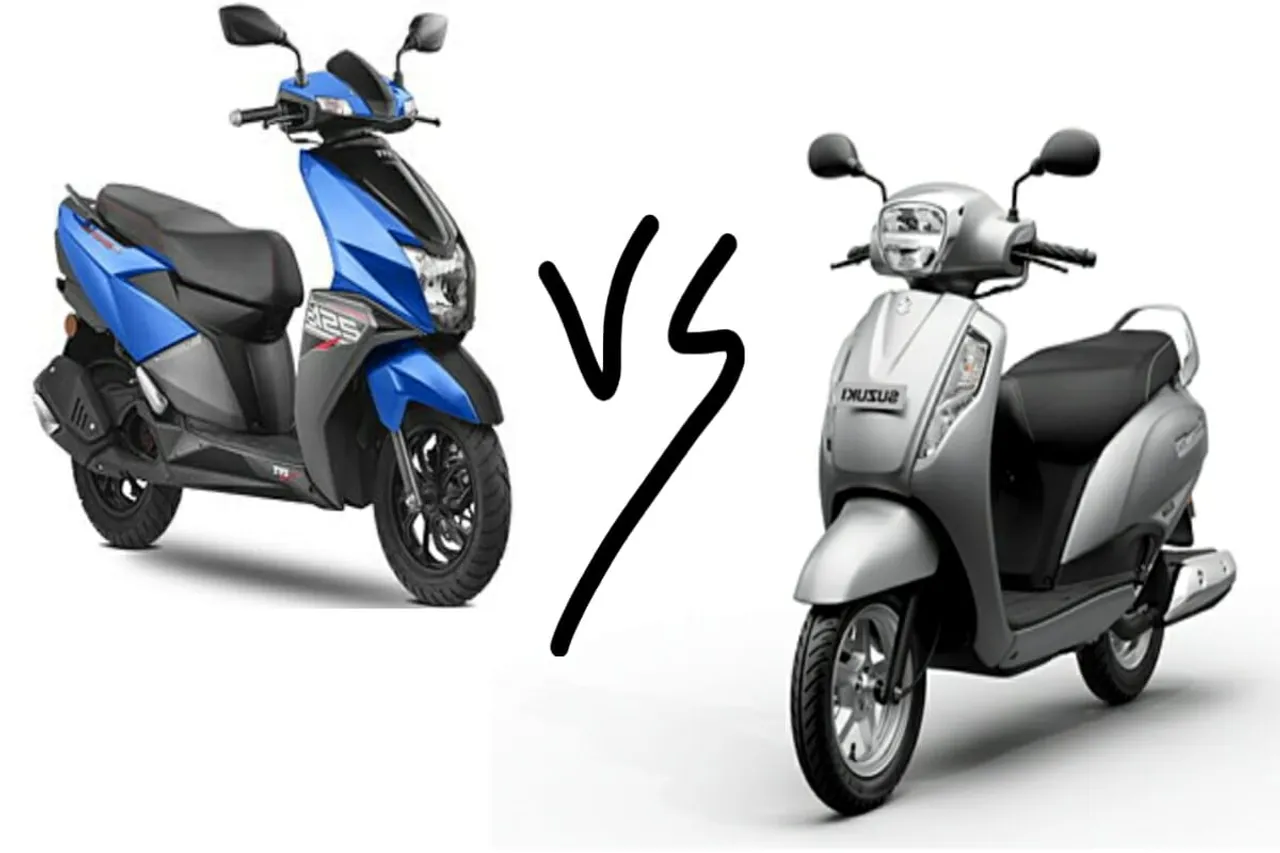Suzuki Access 125 vs TVS Ntorq 125